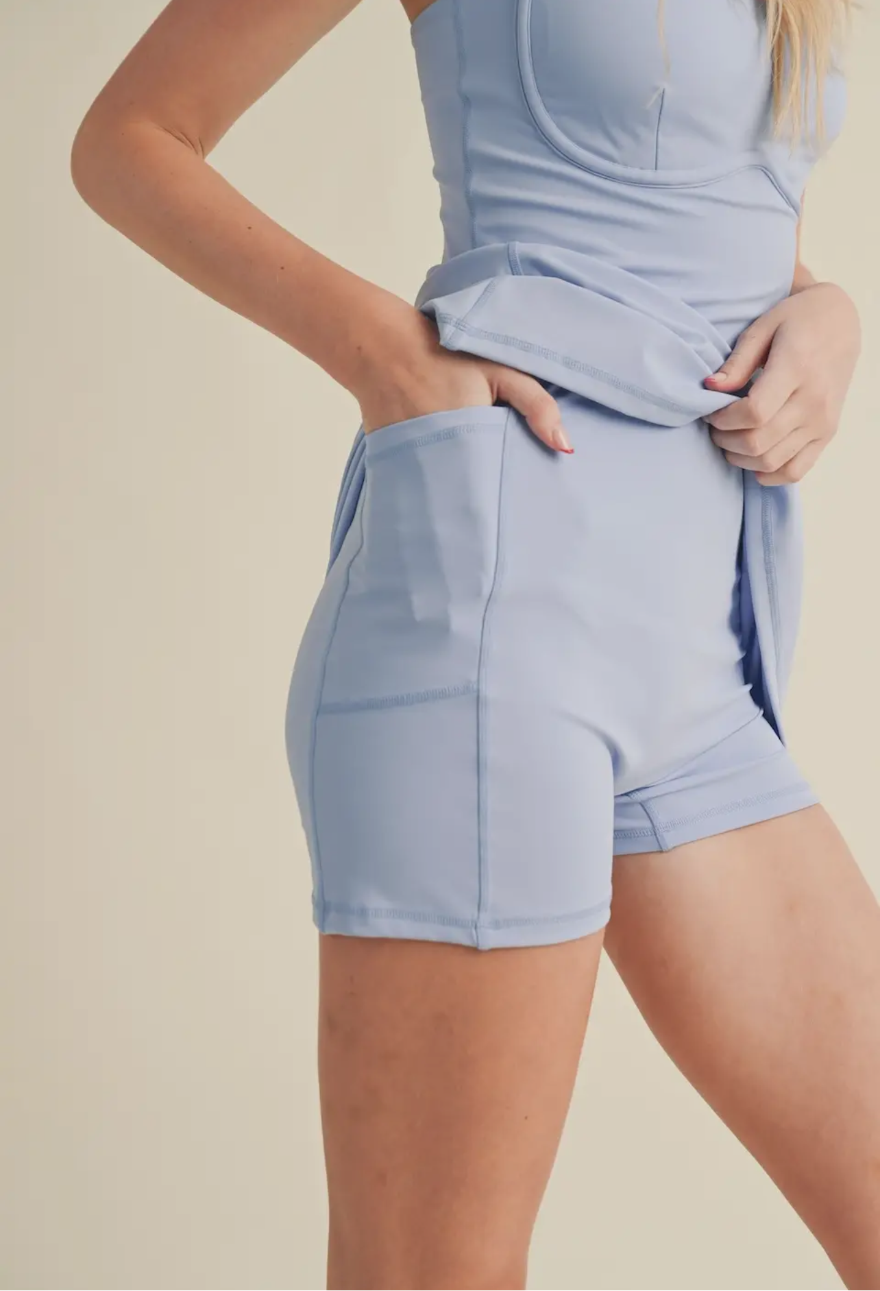 Sweetheart Dress - Powder Blue