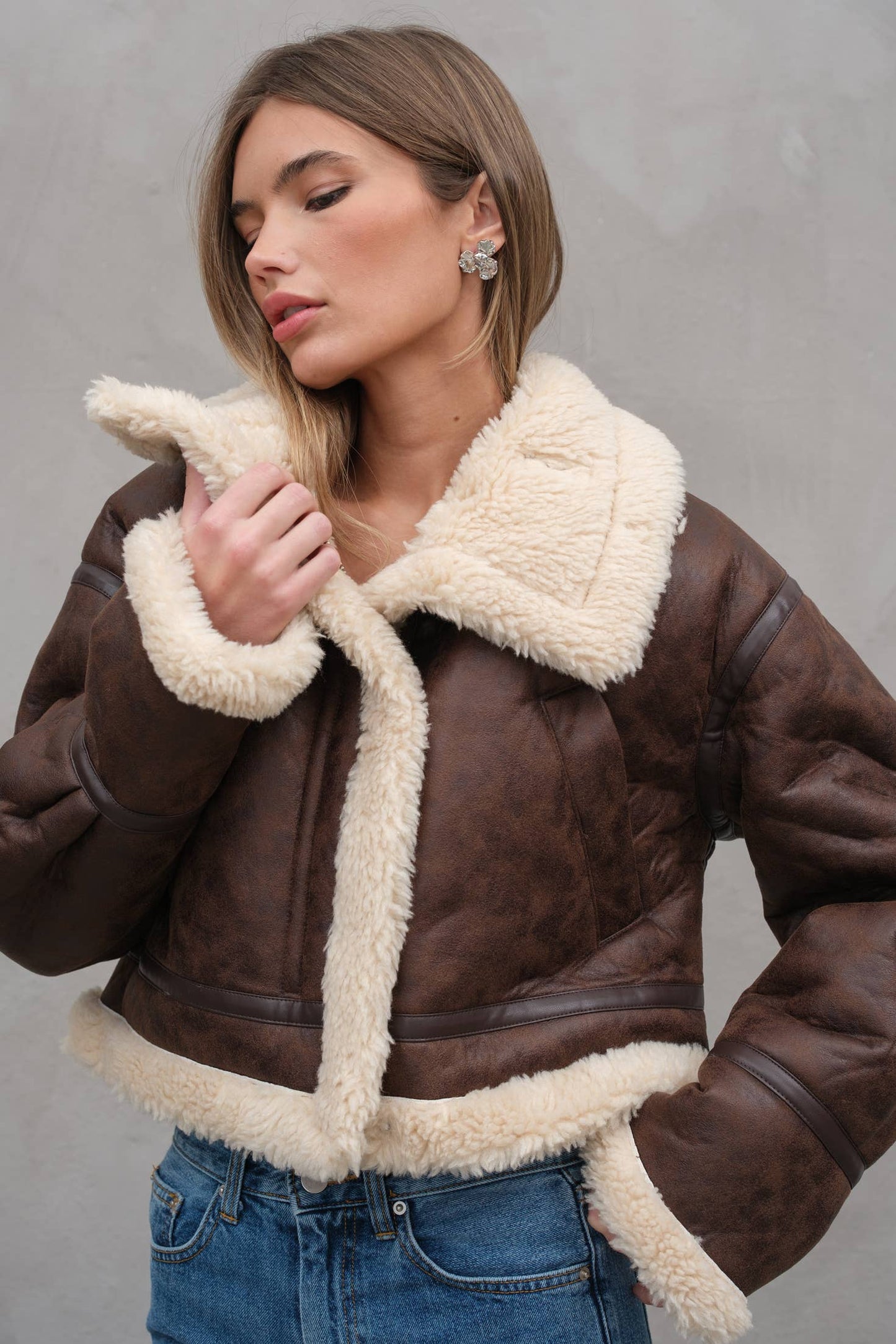 Sherpa Biker Jacket