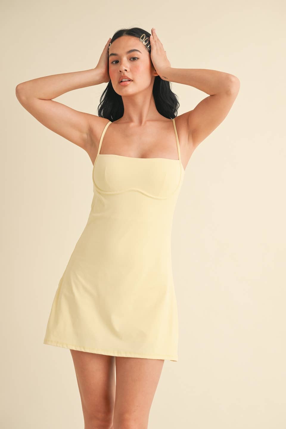 Sweetheart Dress - Lemon