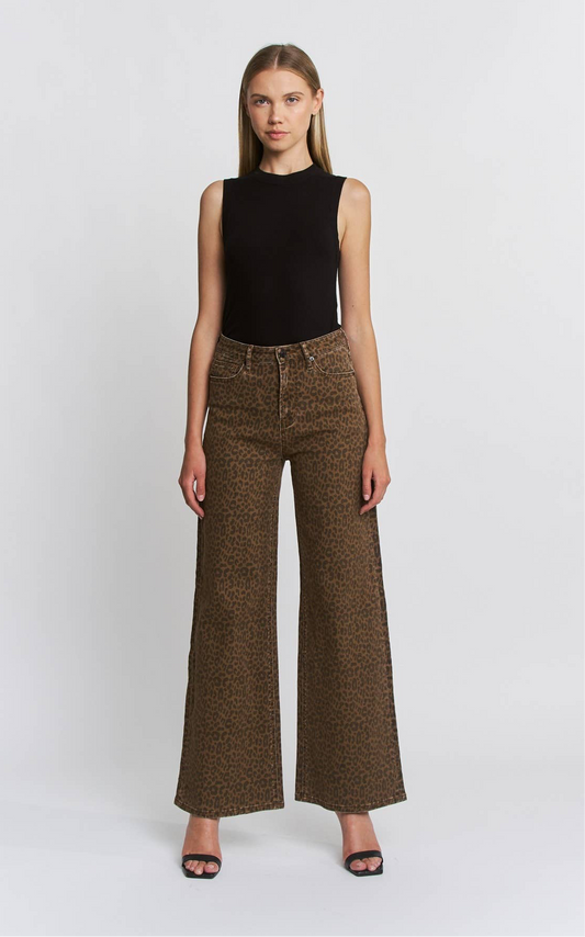 LEOPARD JEANS